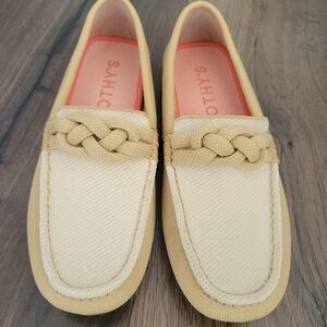 Rothys Braided Driver, Cappucino, Size 7.5